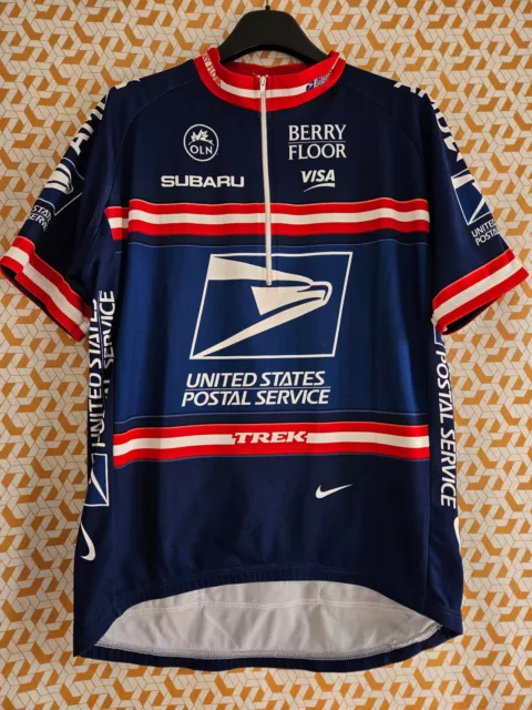 Maillot cycliste US United Postal Service 2004 Nike jersey Vintage Shirt - XL