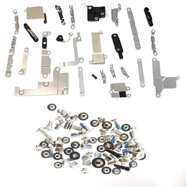 For iPhone SE (2020) Bracket & Screw Set Inner Metal Brackets Heat Shield Screws