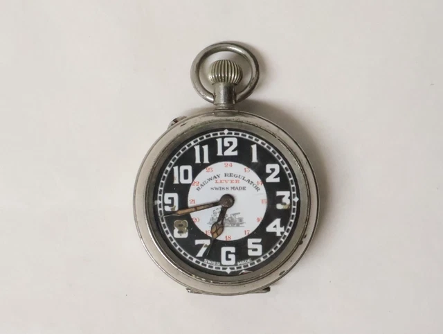 Cadran Montre Ancienne Or Vintage 31,5mm - Triple Quantique Jour Date Mois - Chiffres Arabes