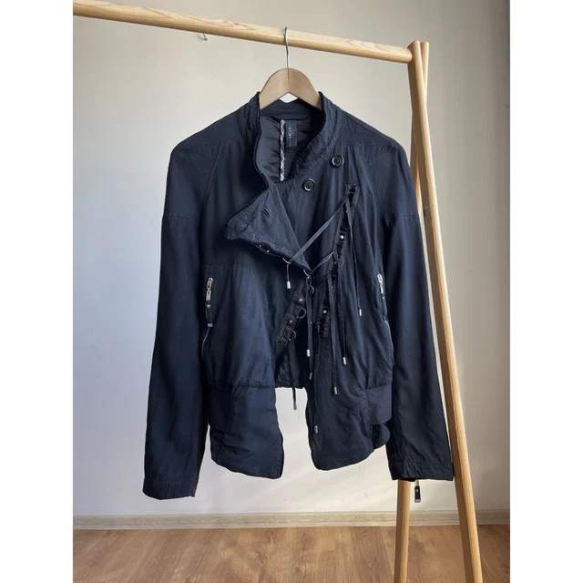 Veste De Motard Femme Taille IT 44 / US 29 - Marque HIGH USE - Lacets - Occasion Parfait état