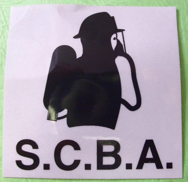 Fire Dept S.c.b.a. Decal Sticker Reflective