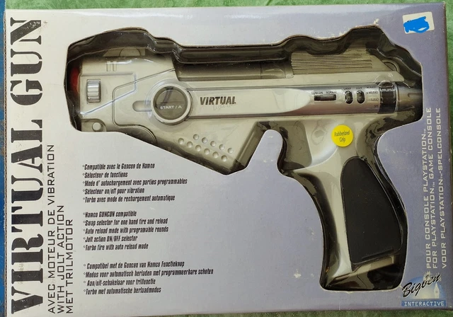 Pistolet Lumière Virtuel Pour PlayStation 2 - Bon état, Parfait Pour Les Jeux De Tir