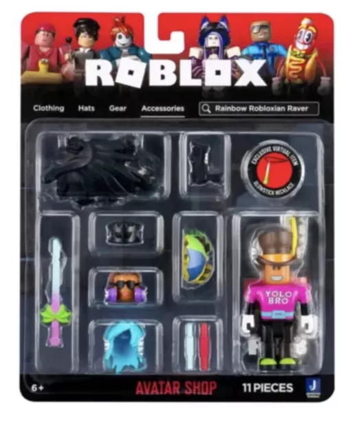 1FRD Roblox 3 Action Figure, Series 11 War Simulator: Space Trooper (NO  CODE)