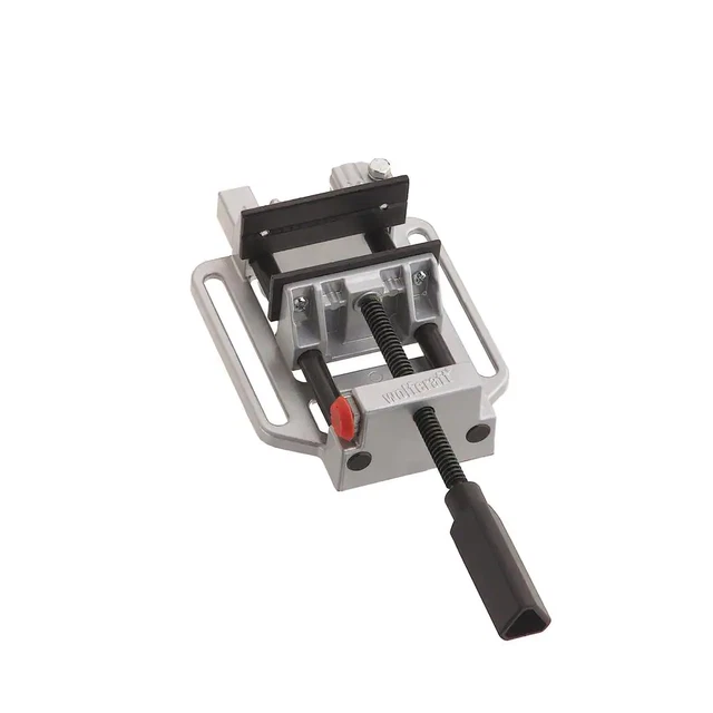 Heavy-Duty 4-Position Quick-Release Drill Press and Workbench Vise with Table At
