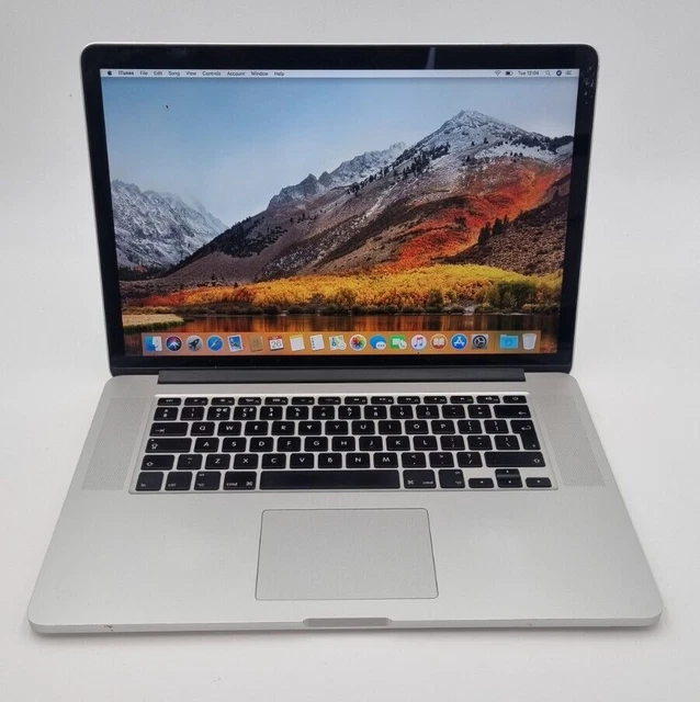 Apple Macbook Pro 2015 15" A1398 Intel Quad Core I7 2,2 GHz 16 GB RAM 256 GB unità di memoria a stato solido