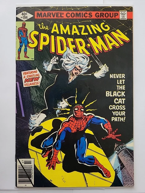 Amazing Spider-Man #194 High Grade 1st Appearance of the Black Cat KEY ISSUE