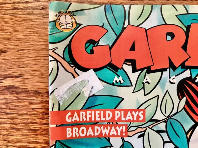 Vintage Garfield Magazine - Spring 1992 Edition - Good Condition, Some Wear 2