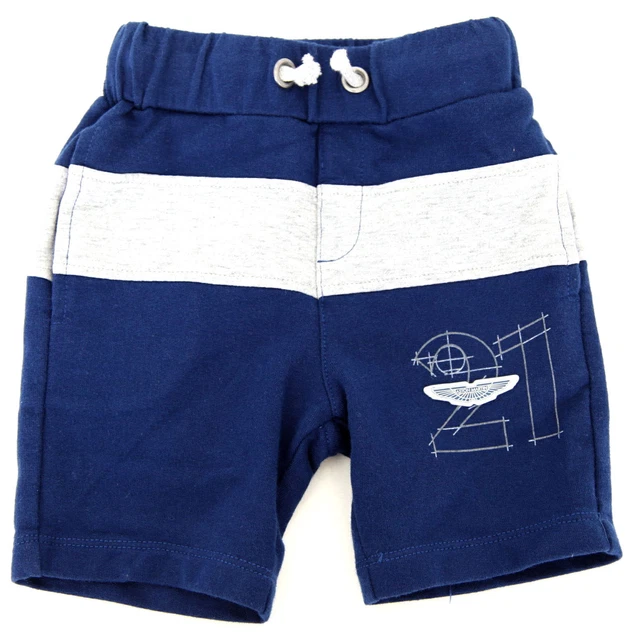 Pantaloni bambini Aston Martin pantaloncini corti jogging taglia 62/68 3-6 mesi UK 2 ANJE4224