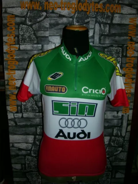 Vintage Cycling jersey shirt '90s    AUDI maglia bici ciclismo