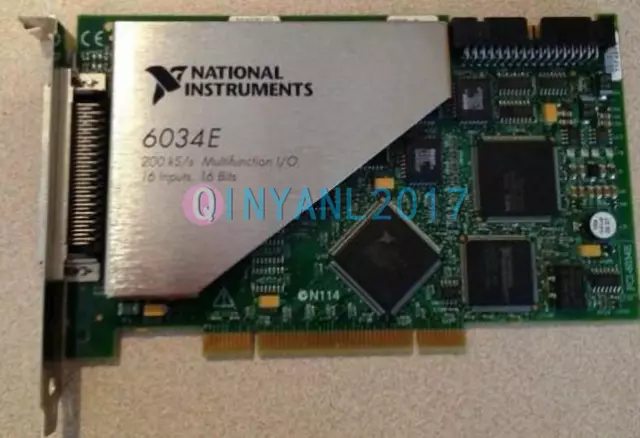 1PCS NEW National Instruments NI PCI-6034E DAQ Card 16 bit Analog Input