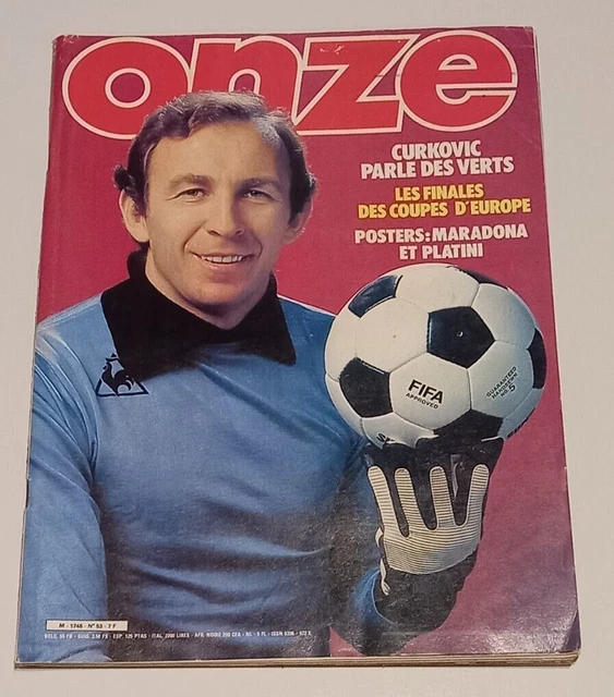 FOOTBALL ONZE N° 4 de 1976 SPÉCIAL EUROPE ASSE PSV POSTER LYON LACOMBE CHIESA EUR 15,99 - FR