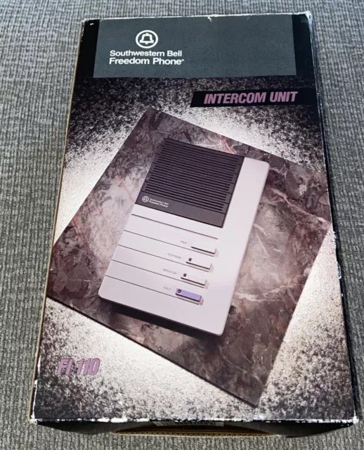 Southwestern Bell Freedom Phone FM Intercom Unit Paging Home System New Open Box