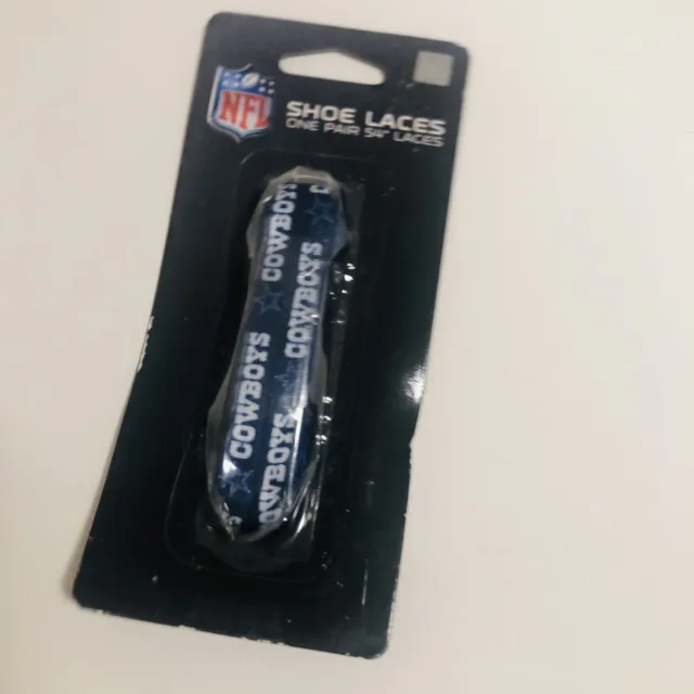 NFL Dallas Cowboys 54" Shoe Laces One Pair Of Laces NIP