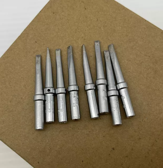 Lot of (8) Plato EW-308 Long Lead Free Soldering Tip, Chisel Style NEW OLD STOCK