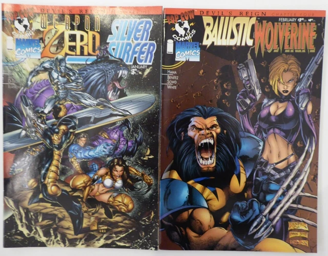 Marvel Comics/Top Cow - Weapon Zero/Silver Surfer Ballistic/Wolverine  VFN/NM