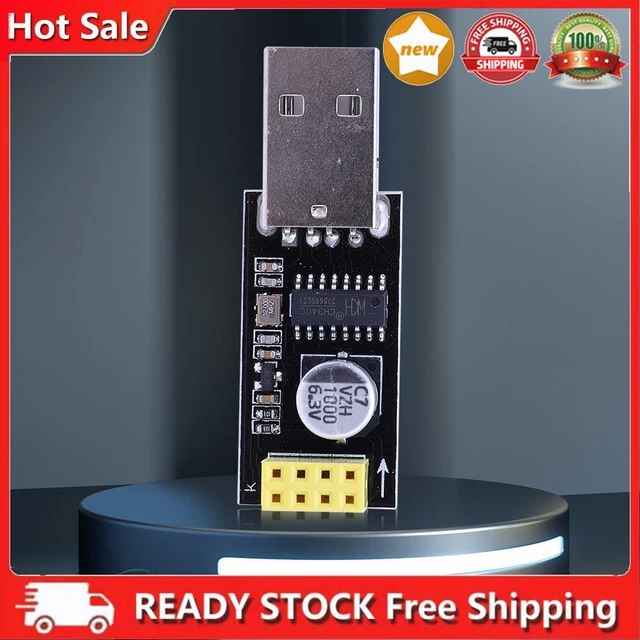Modulo scheda di sviluppo WiFi wireless CH340 ESP-01 adattatore supporto finestre