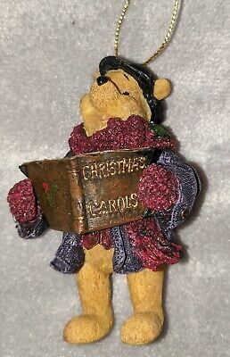 Boyds Collection Disney Exclusive Pooh Christmas Ornament Holiday Caroling