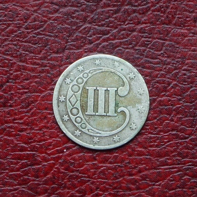 USA 1851 silver 3 cents USA 1851 silver 3 cents
