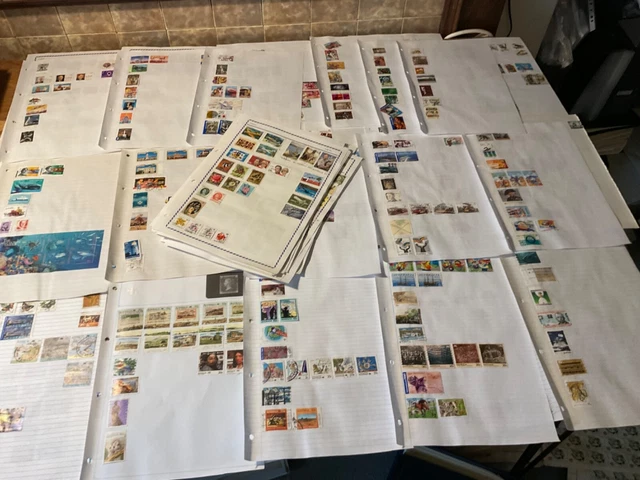 Australia Stamps QV-QE 68 leaves vintage to modern o