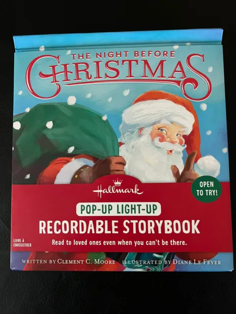 HALLMARK THE NIGHT BEFORE CHRISTMAS RECORDABLE STORYBOOK New