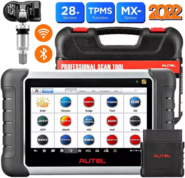 Autel MK808TS Wireless Diagnostic Scanner Tool TPMS Programming Car Code Reader