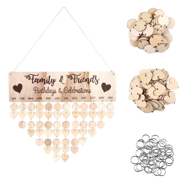 100 Disques En Bois Ronds Avec Porte-clés - Diamètre 35mm, épaisseur 4mm - Pour Bricolage, étiquettes, Artisanat