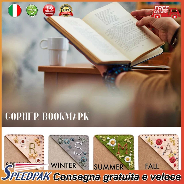 Felt Books Corner Bookmarks Handmade Book Page Markers Crafts for Jewelry Making