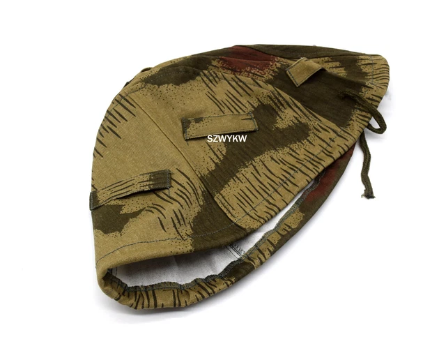 Tissu Coton Résistant RÉPLIQUE WWII ALLEMAND M35 M40 M42 Couvre Casque Splinter EUR 14,69 Casque Allemand Ww2