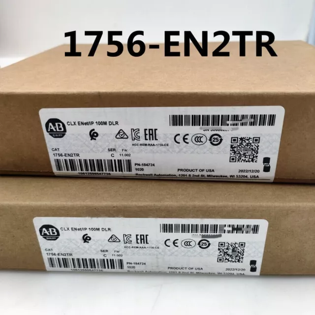 AB 1756-EN2TR 2-PORT CLX HI-CAP ENET/IP MODULE Allen-Bradley 1756 EN2TR US SHIP