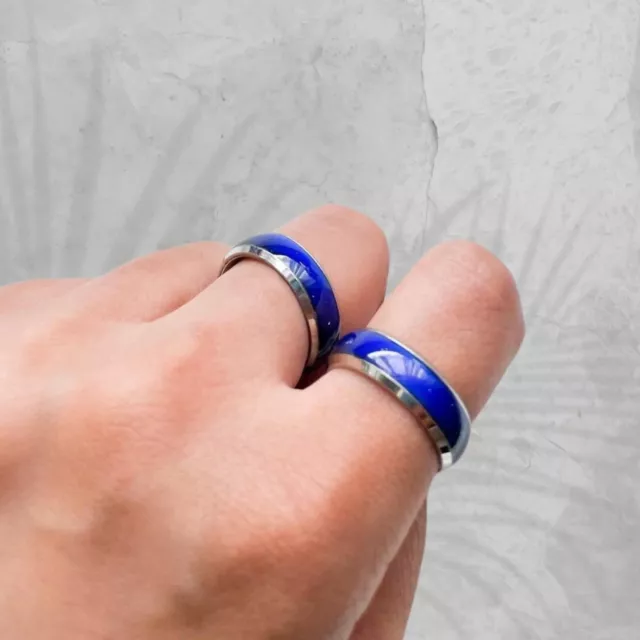 Colour Changing Mood rings that Spins - My Anxiety Ring