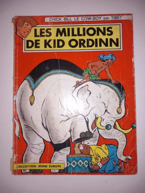 Bd Chick Bill-Les Millions De Kid Ordinn-Eo-1966-Etat B