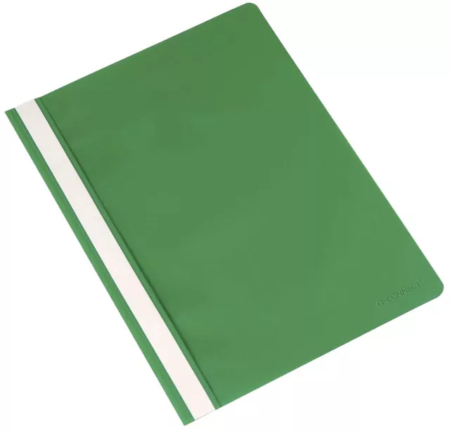 Q-Connect A4 Project Folder - Green (Pack of 25)