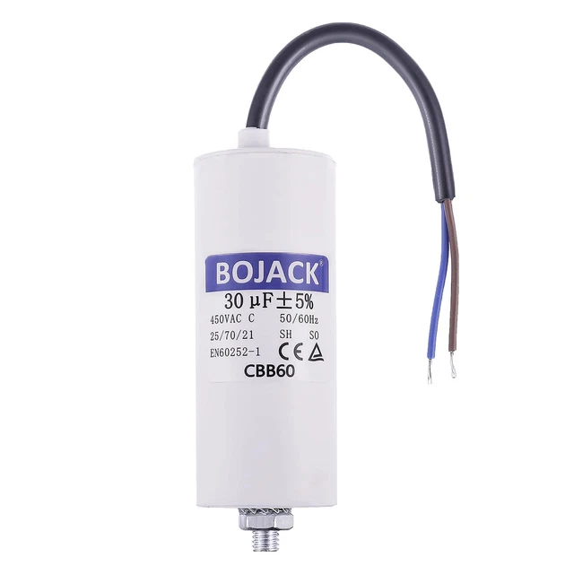 Condensatore Melchioni 30UF 400/450V con doppio faston e codolo