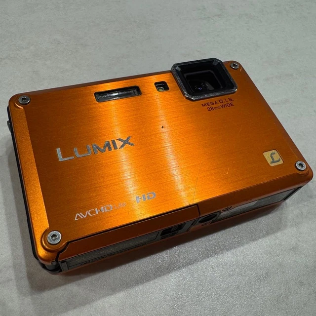 PANASONIC LUMIX DMC-FT1 Digital Camera Orange Waterproof Japan