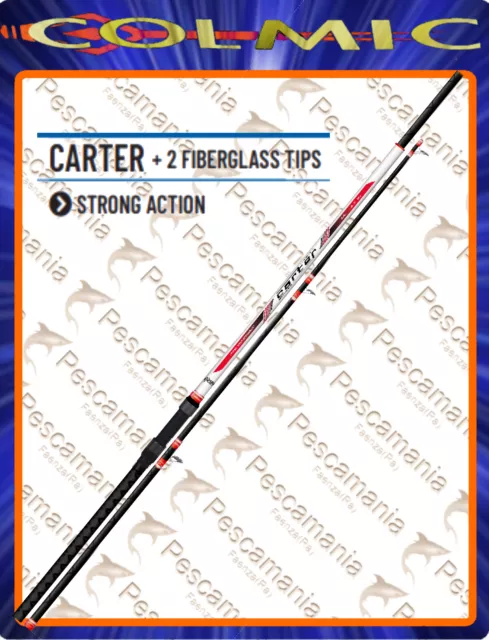 Canna carbonio colmic CARTER mt 2.70 50-300gr. barca bolentino 2 vette