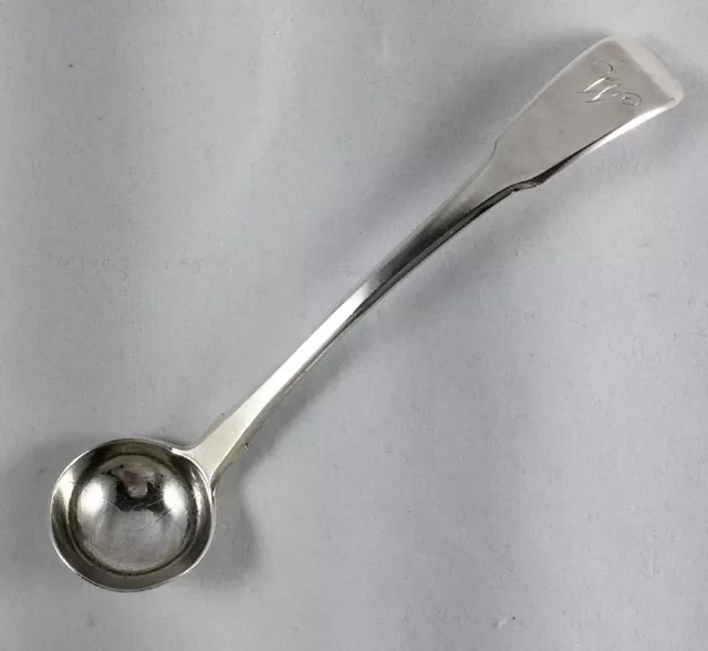 William  London 1830 English Sterling By W.M. Chawmer Mustard Ladle