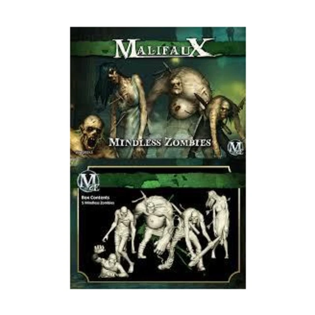 Wyrd Malifaux 2e Resurrectionists 32mm Mindless Zombies (2014 Ed) NM