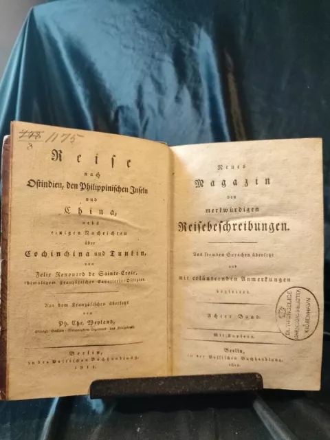 Reise nach Ostindien, den Philippinischen Inseln und China, nebst einigen  1811 2