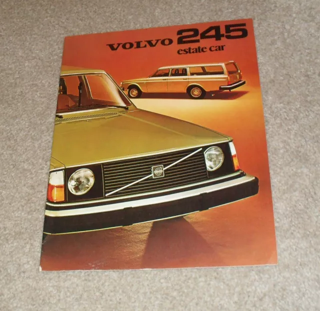 Volvo 245 Estate Car Brochure 1975