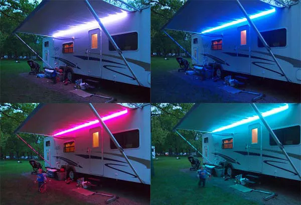 RGB FARBWECHSEL LED-LICHT 12V Wohnwagen Wohnmobil Außenbeleuchtung