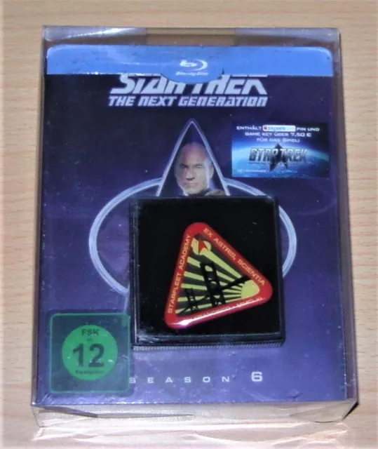 Star Trek The Next Generazione Stagione 6 Limitata steelbook + Pin blu ray Nuovo
