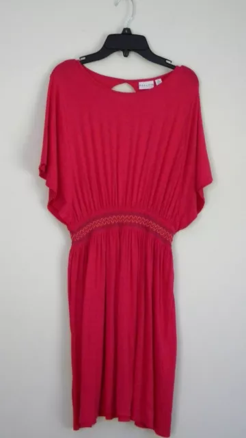 Sally Miller Magenta Dress Girl/ Kids Size XL 14-16 With Elastic Waist Free Ship