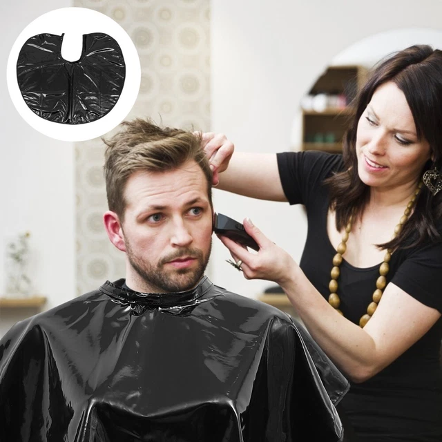 Bufanda teñida con onda permanente barbero vestidos modelar hombre