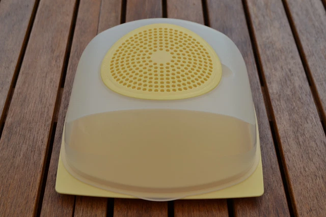 TUPPERWARE Boite à Fromage Cave Fromagère Jaune Petite
