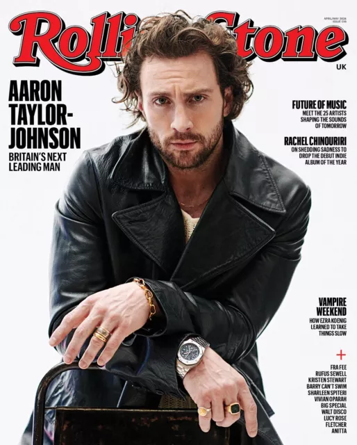 AARON TAYLOR-JOHNSON ROLLING STONE MAGAZINE - April/May 2024 James Bond