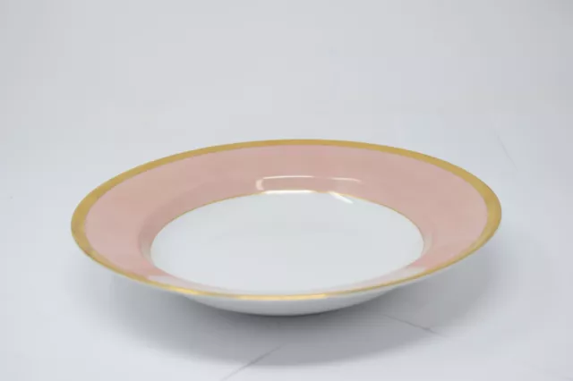 Fitz & Floyd “Versailles” Dusty Rose Pink Salad / Soup Plate 9”