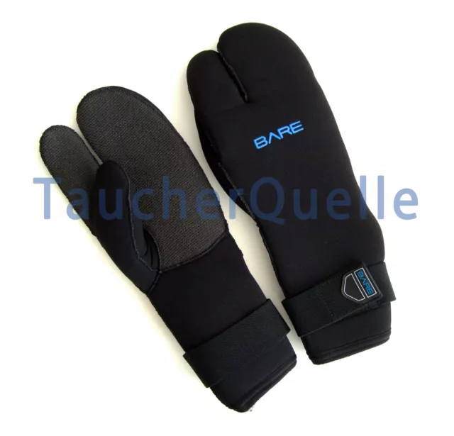 BARE PRO K-PALM Glove 7mm  - 3-Fingerhandschuhe aus Neopren