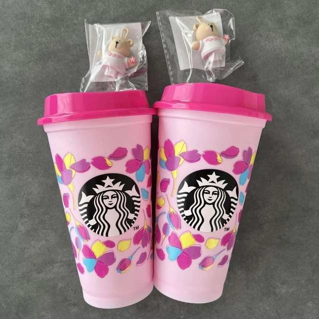 STARBUCKS SAKURA DRINK Hole Cap Bearista Reusable Cup 2024 75.92