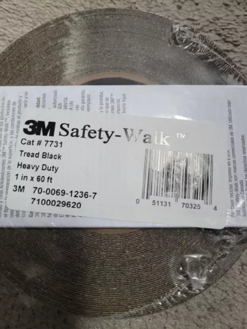 3M 7731 Safety-Walk™ Light Duty Anti-slip 1 in x 60 Ft  (BLACK)