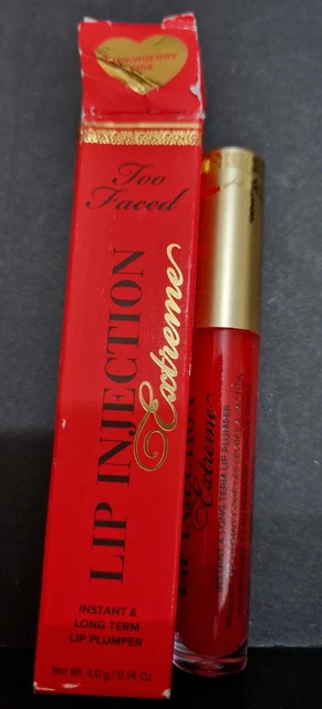 Brillo relleno instantáneo extremo para inyección labial Too Faced varios tamaños completos 4,0 g